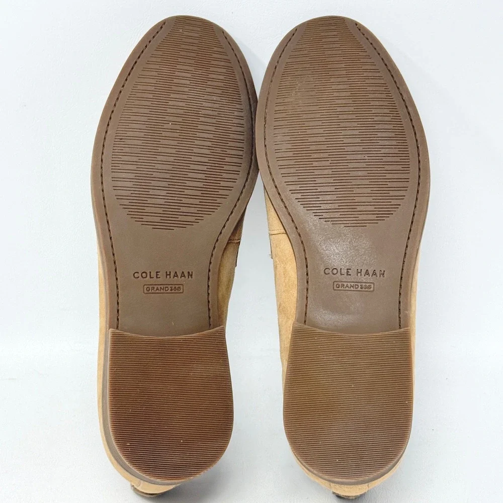 Cole Haan Stassi Biscuit Penny Loafer 9.5 Women Preppy Heritage Academia Suede